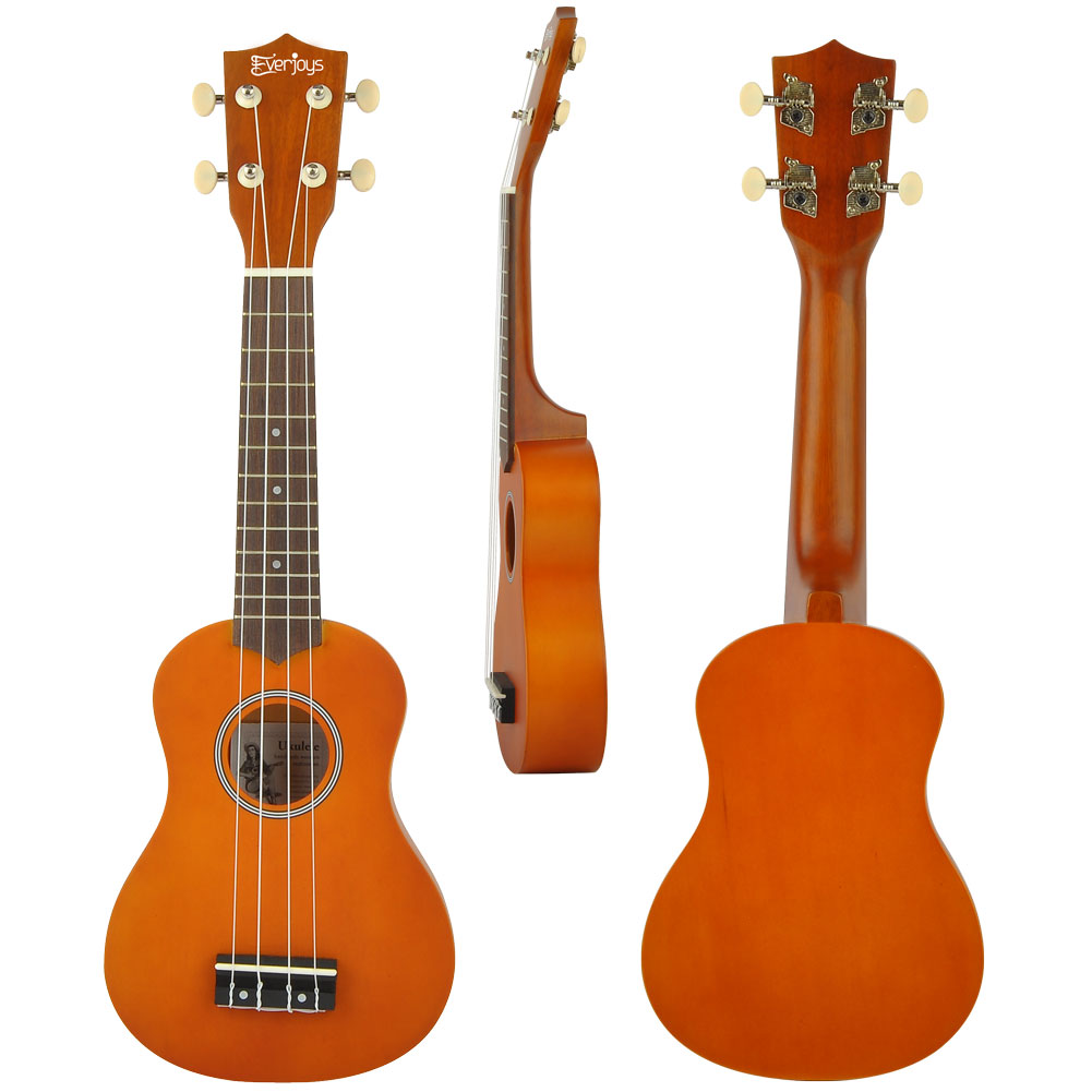 Soprano Ukulele Beginner Pack-21 Inch w/ Gig Bag Songbook Digital Tuner