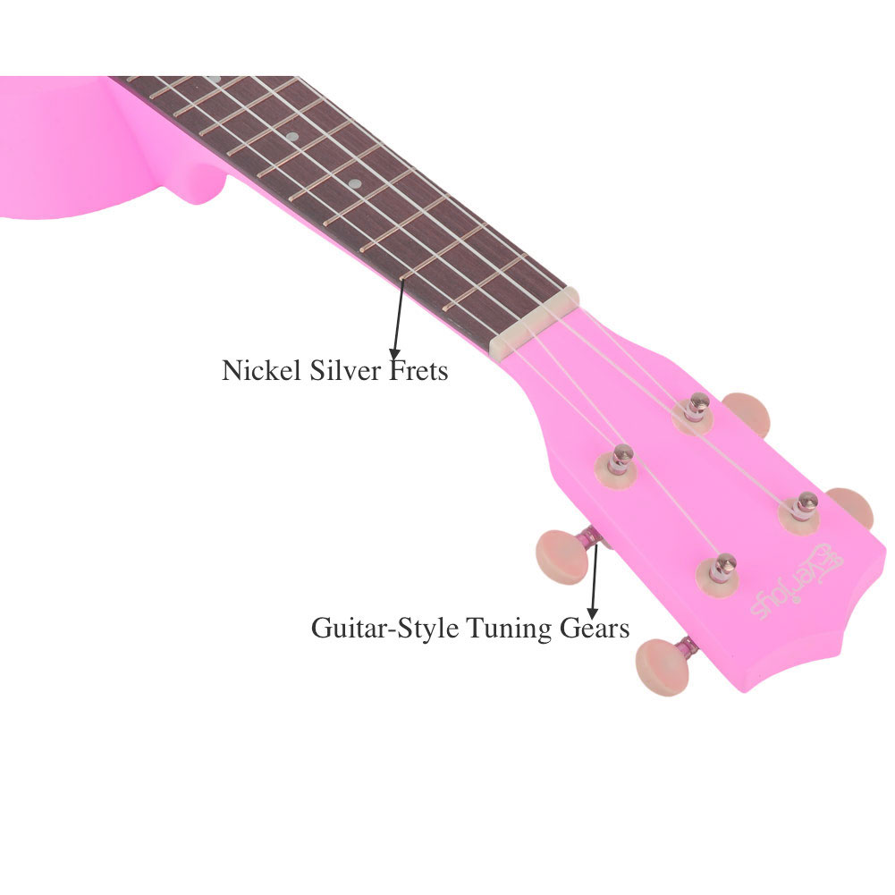 Soprano Ukulele Beginner Pack-21 Inch w/ Gig Bag Songbook Digital Tuner